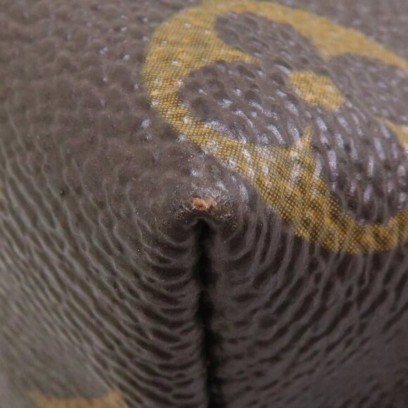 Auth LOUIS VUITTON Monogram Pochette Cosmetic Pouch Brown - Picture 3 of 10